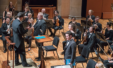 Symphony performing